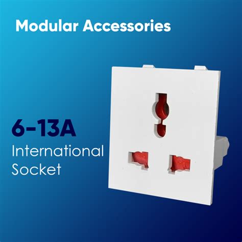 6a 13a International Socket Rated Voltage 250 Volt V At Best Price