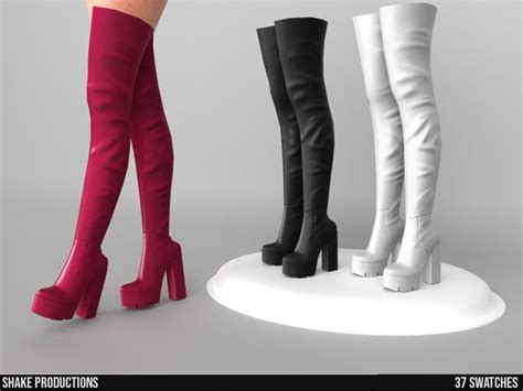 Shakeproductions High Heel Boots S052301 Sims 4 Mods Clothes Sims