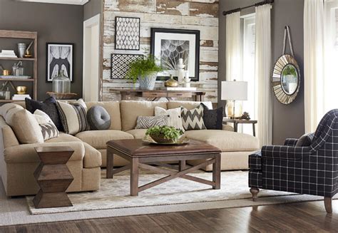 Stylish dining room sets from bassett furniture. Sutton U-Shaped Sectional by Bassett Furniture ...