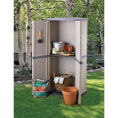 Keter® Vertical Storage Shed 120821 Yard And Garden At Sportsmans Guide