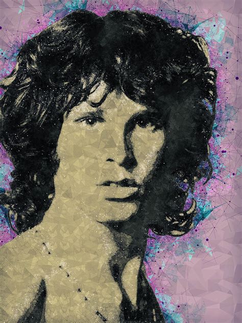 Jim Morrison Illustration Mixed Media By Studio Grafiikka Fine Art