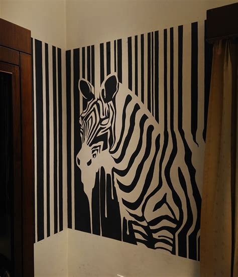 Zebra Decoded Wall Mural On Behance