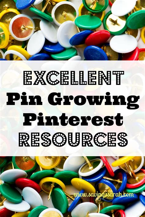Excellent Pin Growing Pinterest Resources Earning And Saving With Sarah