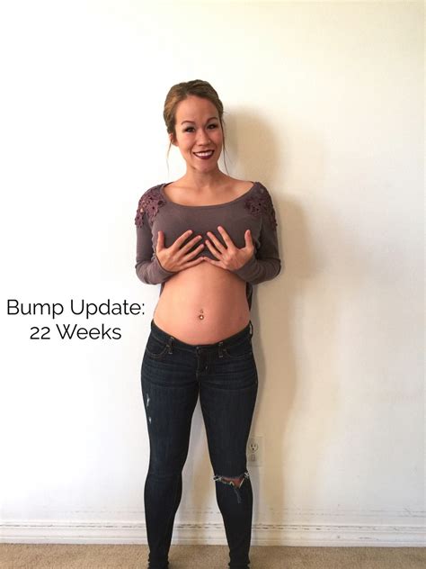 PREGNANCY 22 Weeks Bump Update Diary Of A Fit Mommy