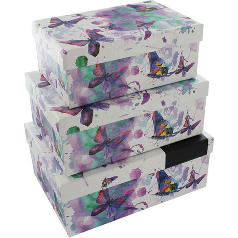 Buy Butterfly Nested Boxes Set Of 3 Online From The Works Visit Now