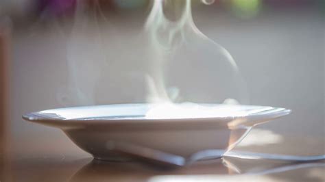 Steamy Soup Close Up Shot With Sunlight Stock Footage Sbv 315968967