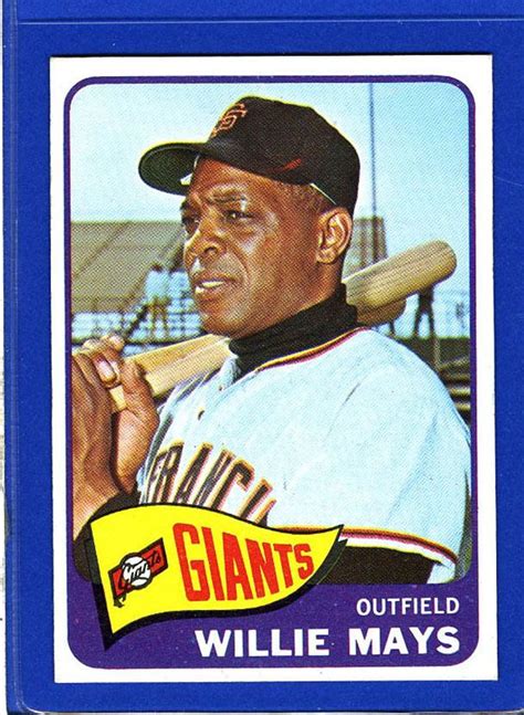 Maybe you would like to learn more about one of these? 1965 Topps Set Break #250 Willie Mays NR-MINT C15863 | Baseball cards, Baseball card values ...