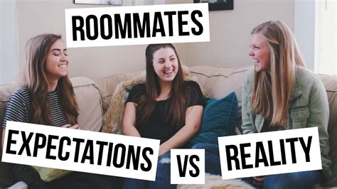 Living With Roommates Expectations Vs Reality Youtube