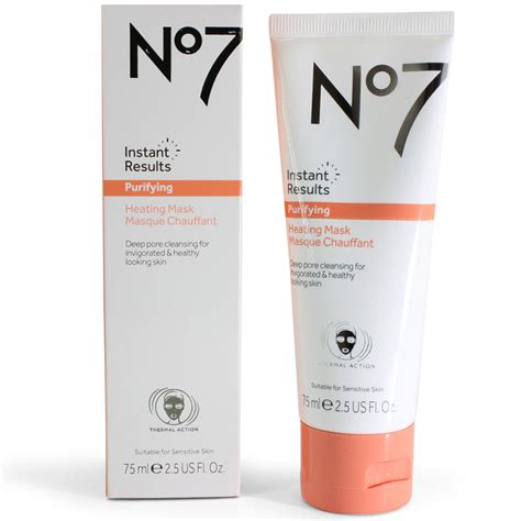 Boots No 7 75ml Instant Results Purifying Heating Mask Skincare