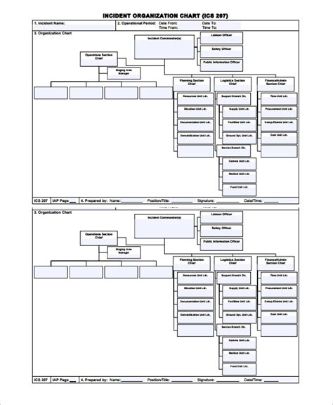 Free 8 Sample Ics Organizational Chart Templates In Pdf