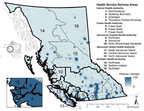 If you are a health professional seeking employment, or a health care facility in british columbia hiring qualified professionals, we can help. Population Density and Health Service Delivery Areas in ...