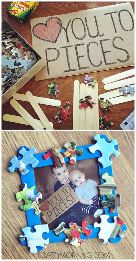 Love You To Pieces Fathers Day Craftt Idea From The