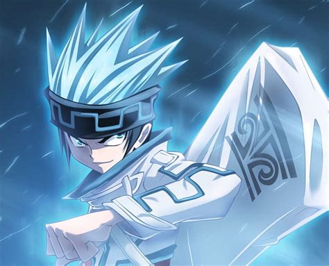 I C E Shaman King Guy Angry Cold Spiky Hair Anime Handsome Hot