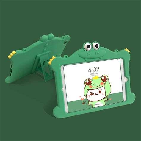 Frogs are unique and cool! Frog iPad Case, Cute Green Frog Silicone iPad Cover