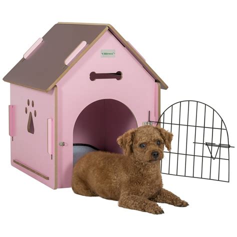 Allieroo Dog House Crate Wooden Kennel Indoor Condo For Small Dogs Cats