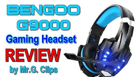 Bengoo G9000 Gaming Headset Review And Sound Test Youtube
