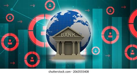 3d Rendering Build Bank Concept Stock Illustration 2063555408