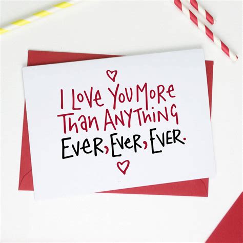 Love You More Than Anything Valentines Card By A Is For Alphabet