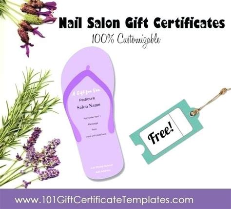 Select the gift certificate template you want to use. Pedicure Gift Certificate Template Carlynstudio Us