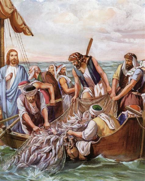 Apostles Fishing P Catholic Picture Print Etsy