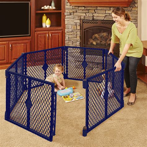 Baby Baby Superyard Playard Fence Gate Portable Indoor Outdoor 6 Panel