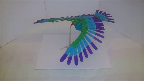 Balancing Bird Popsicle Craft Sticks Youtube