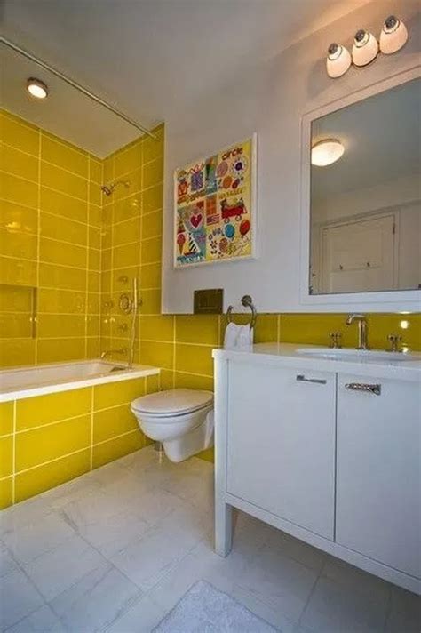 55 Small Yellow Bathroom Decorating Ideas 52 Home Design Ideas