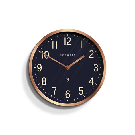 Contemporary Copper Wall Clock Newgate Clocks Master Edwards Wall