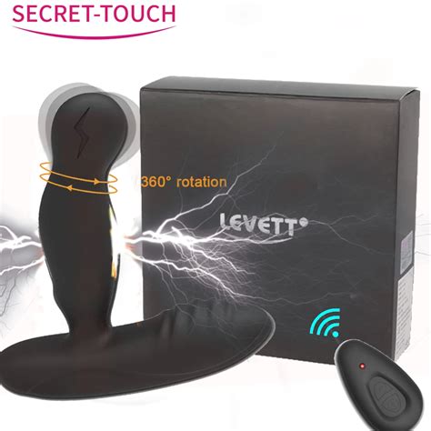 wireless electric shock prostate massager vibrators remote control anal vibrator dildos for
