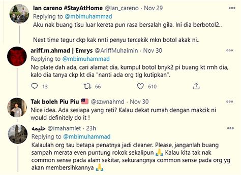 Bagaimana dengan pengalaman investasi saya? "Takpe, Ada Orang Kutip" Ditegur Buang Botol Air Merata ...