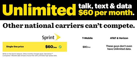 Sprint Takes On T Mobile And Verizon By Launch Of New Unlimited Data