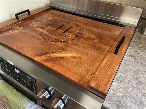 Noodle Board Stove Top Cover Personalized T Northern Workshop