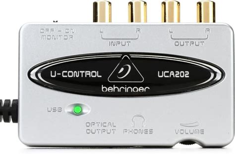 Behringer Uca202 Audio Interface Mixer Copaxnovo