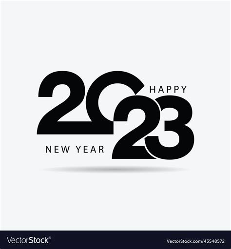Happy New Year Font Design 2023 Get New Year 2023 Update