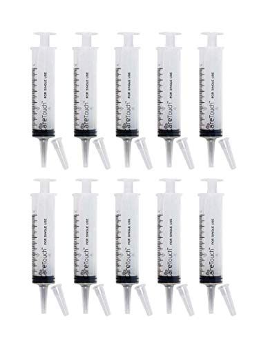 Care Touch 60ml Catheter Tip Syringe With Covers 10 Counts Of 60cc