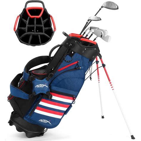 Buy Antna Golf Stand Bag 14 Way Top Dividers 8 Pockets Protable Golf