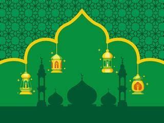Background Banner Islami Hd - Ramadan Kareem Greeting Card And Banner