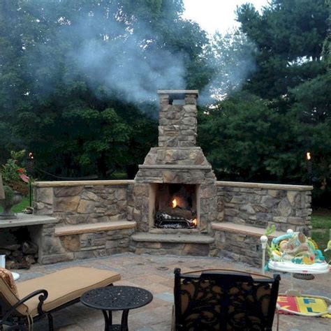 Cool Awesome Autumn Fun With Patio Fireplace Decoration