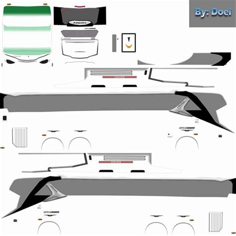 Ingin tampilan bus menjadi lebih beragam saat bermain bus simulator indonesia? Template Livery Efek 3D HD SHD Png Bus Simulator Indonesia ...