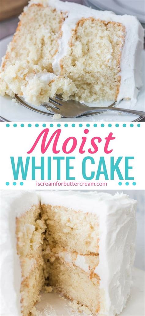 I followed the recipe to the 't' and it worked. Moist White Cake | Recipe | Cake recipes, Moist white cake ...