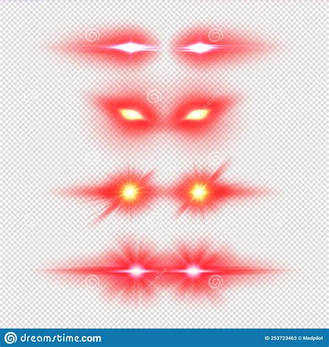 Laser Eyes Meme Light Effect Stock Vector Illustration Of Medicine