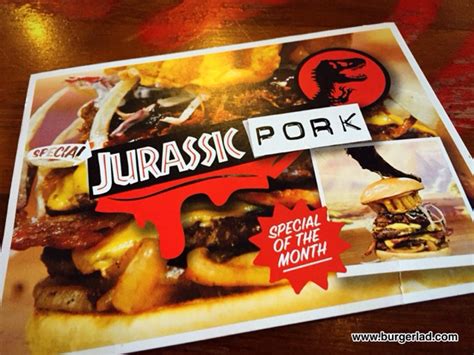 Almost Famous Jurassic Pork Burger Price And Review Manchester