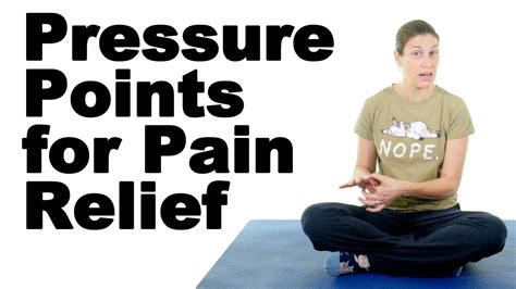 5 Pressure Points For Pain Relief Ask Doctor Jo Youtube