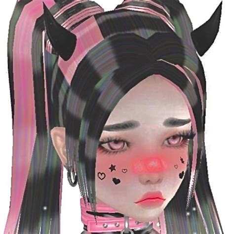 ⋆ ˚｡⋆୨୧˚teddy⋆ ˚｡⋆୨୧˚ Virtual Girl Pink Goth Cute Icons