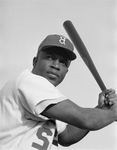 Jackie Robinson American Baseball Player Jack Roosevelt Robinson Major League From 1947 1956