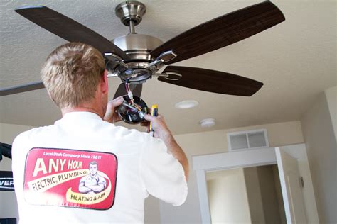 Any Hour Services Ceiling Fan Installation Services In Utah