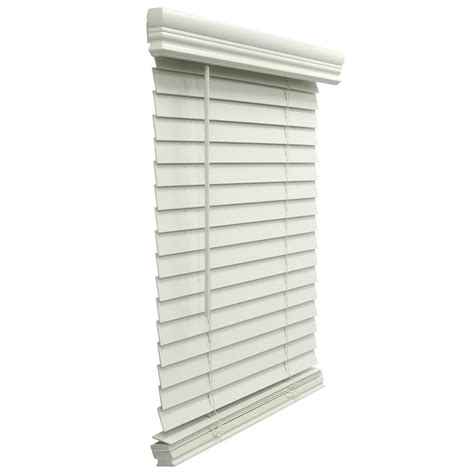 Cordless 2 Faux Wood Blinds Venetian Horizontal Blinds Window Partial