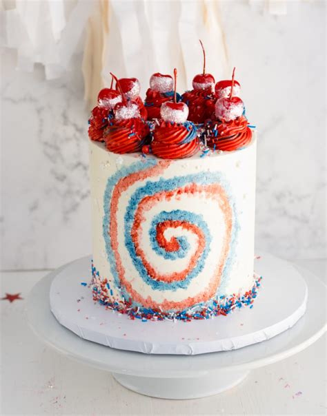 How To Make A Tie Dye Memorial Day Cake Find Your Cake Inspiration