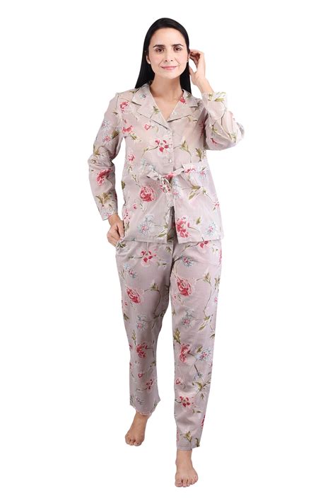 women cotton organic pajama set nightwear women sleepwear etsy uk