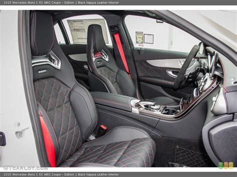 See design, performance and technology features, as well as models, pricing, photos and more. Edition 1 Black Nappa Leather Interior Front Seat for the 2015 Mercedes-Benz C 63 AMG Coupe ...